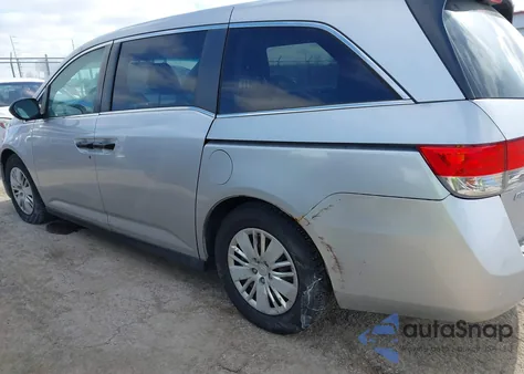 2014 Honda Odyssey Lx z USA, uszkodzony, nr VIN 5FNRL5H23EB016316